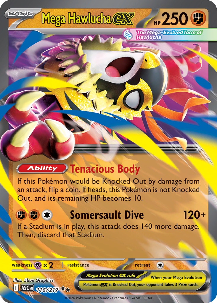 Mega Hawlucha ex (116/217)