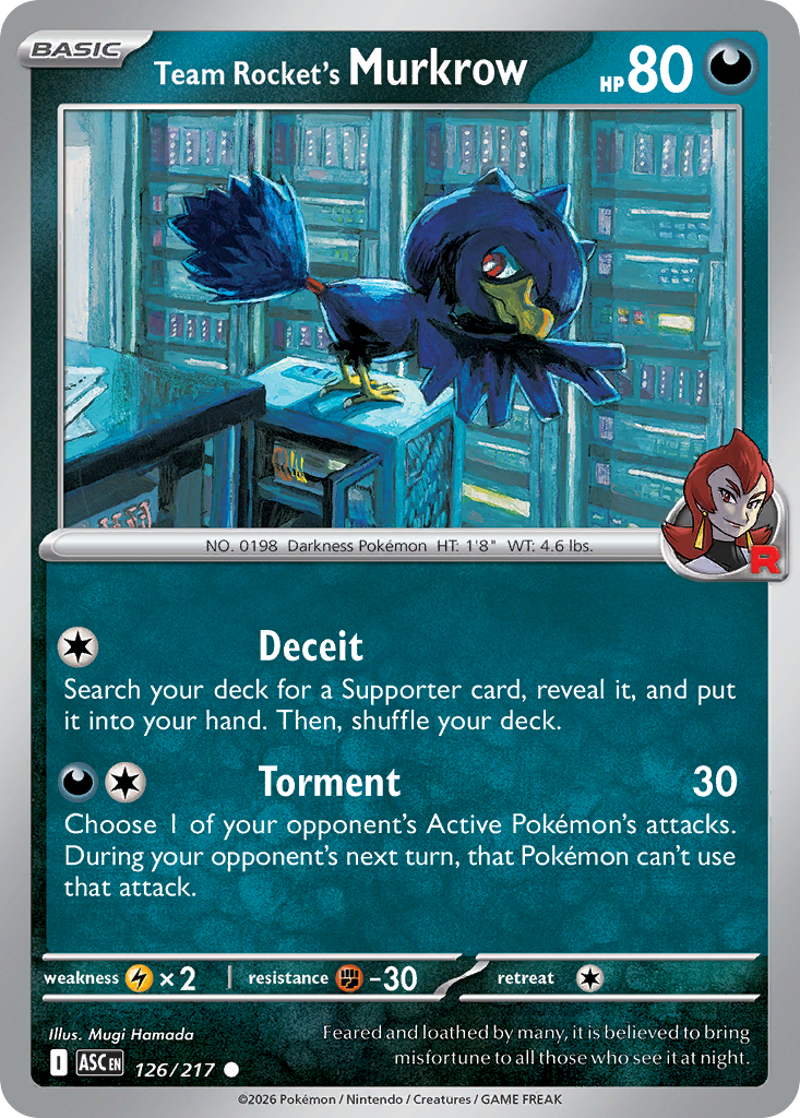 Team Rocket's Murkrow (126/217)