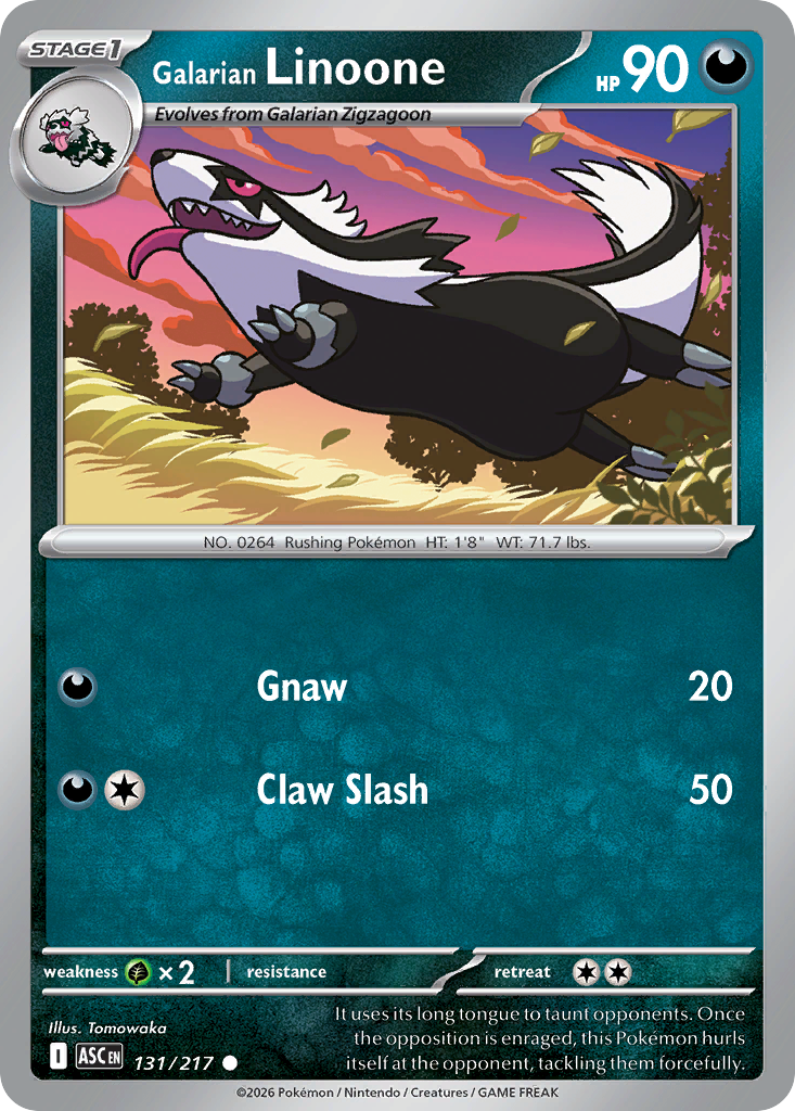 Galarian Linoone (131/217)