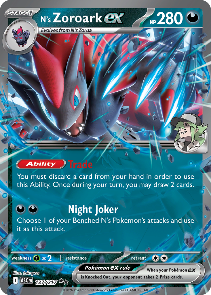 N's Zoroark ex (137/217)