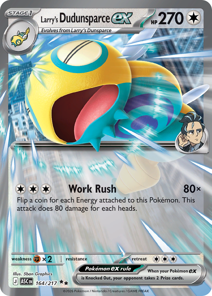 Larry's Dudunsparce ex (164/217)