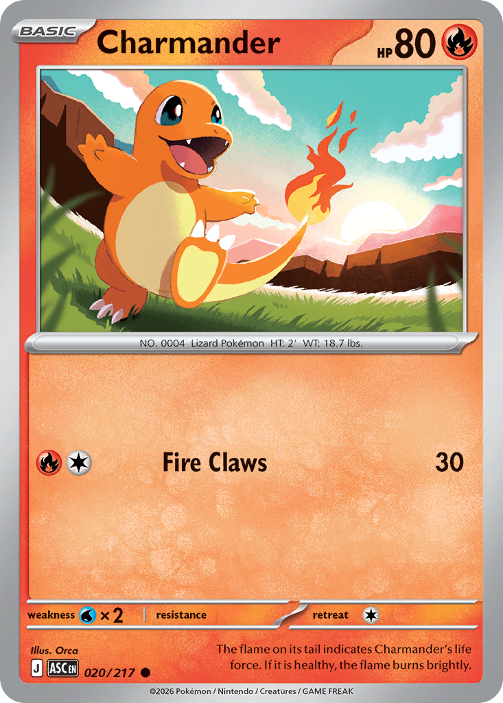 Charmander (020/217)