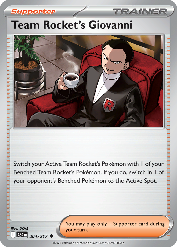 Team Rocket's Giovanni (204/217)