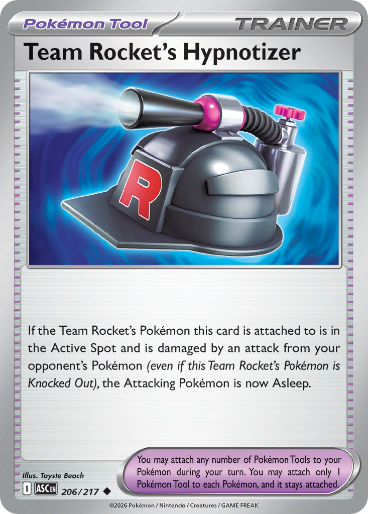 Team Rocket's Hypnotizer (206/217)