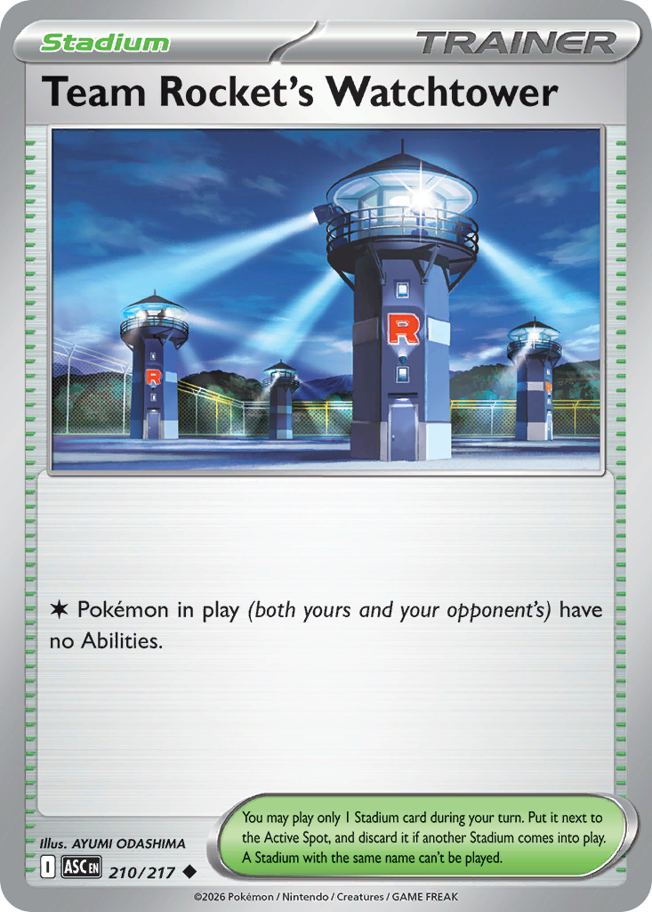 Team Rocket's Watchtower (210/217)