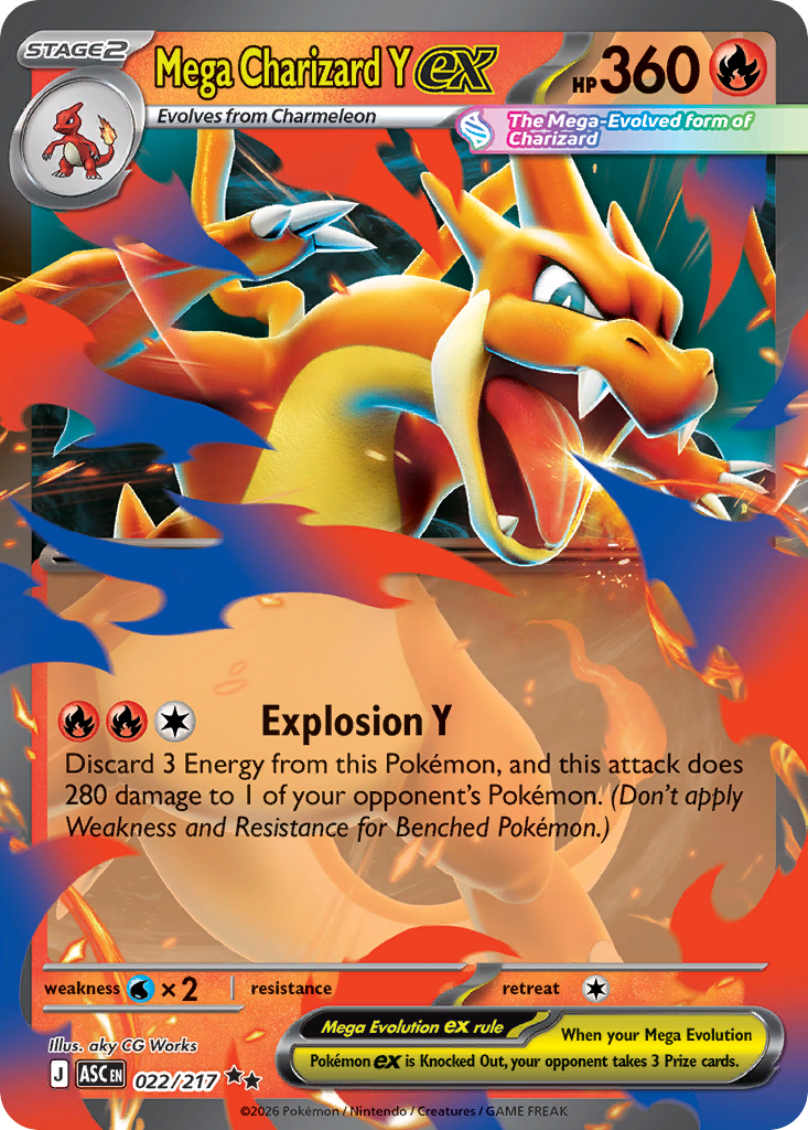 Mega Charizard Y ex (022/217)