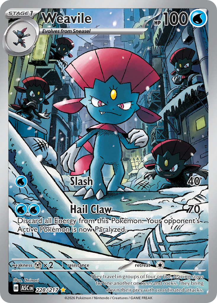 Weavile (228/217)