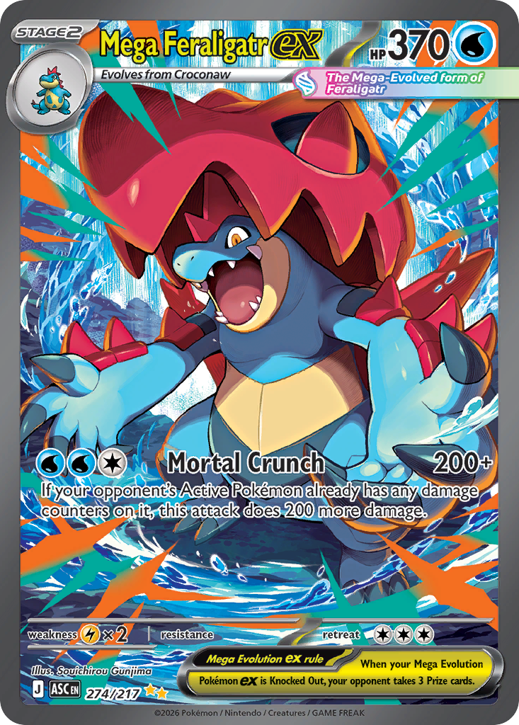 Mega Feraligatr ex (274/217)