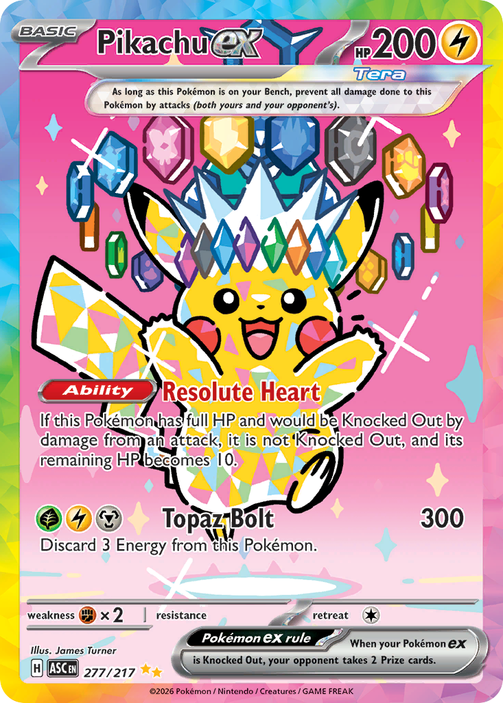 Pikachu ex (277/217)