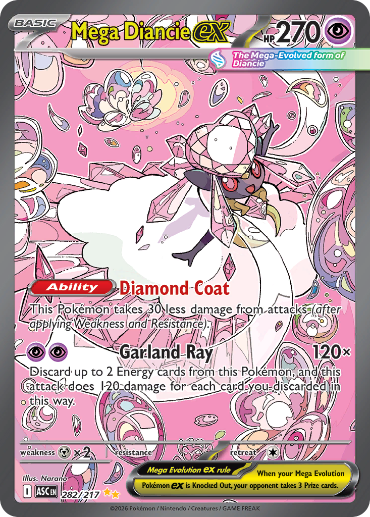 Mega Diancie ex (282/217)