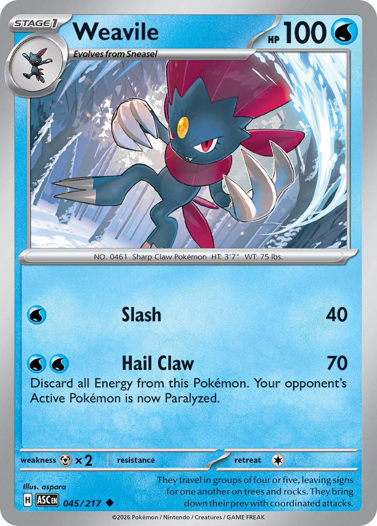 Weavile (045/217)