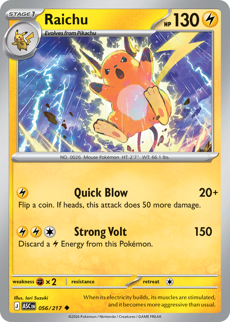 Raichu (056/217)