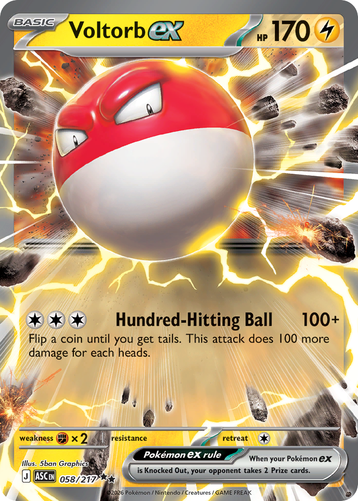 Voltorb ex (058/217)