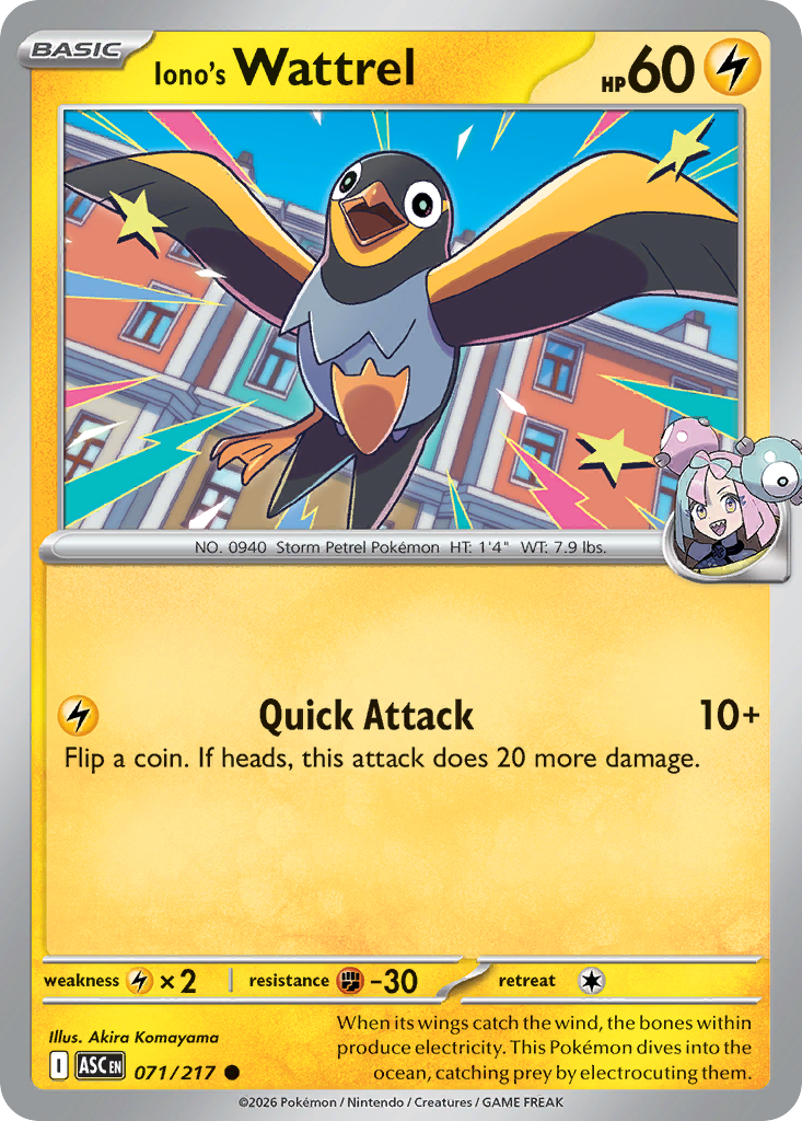 Iono's Wattrel (071/217)