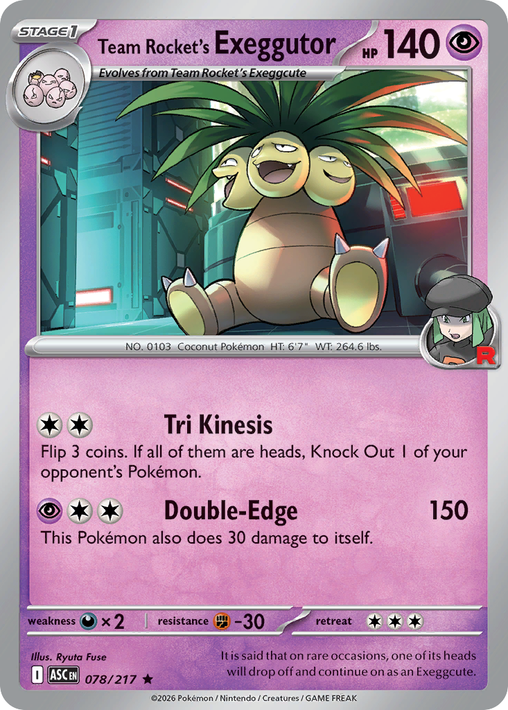 Team Rocket's Exeggutor (078/217)