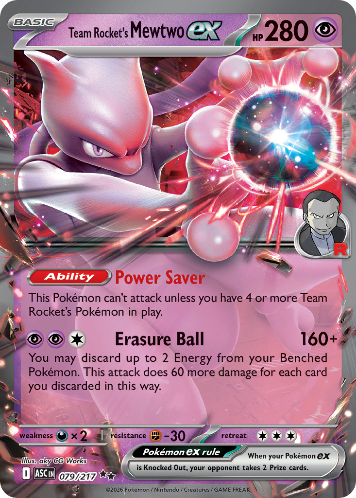 Team Rocket's Mewtwo ex (079/217)