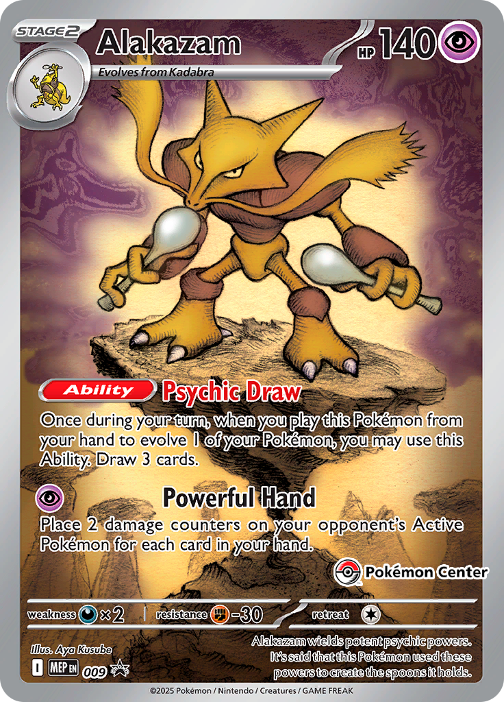 Alakazam (Pokémon Center Exclusive) (009)