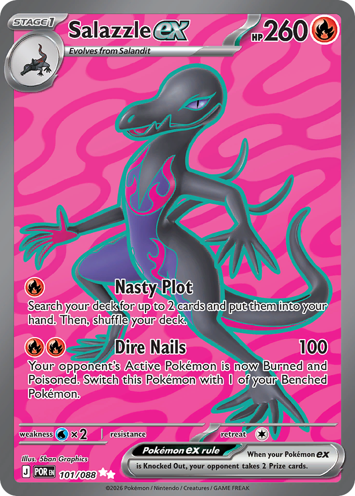 Salazzle ex (101/88)