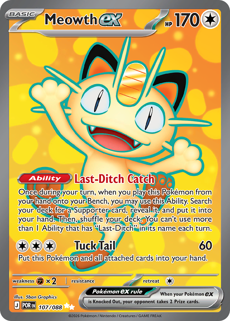 Meowth ex (107/88)