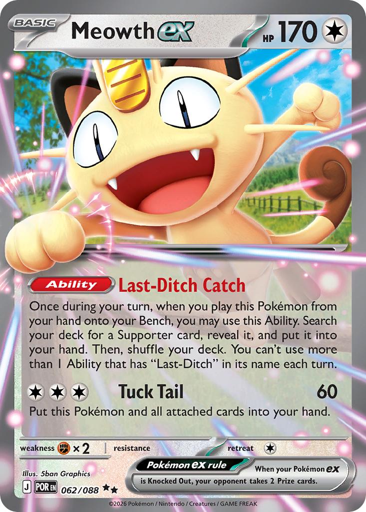 Meowth ex (062/88)