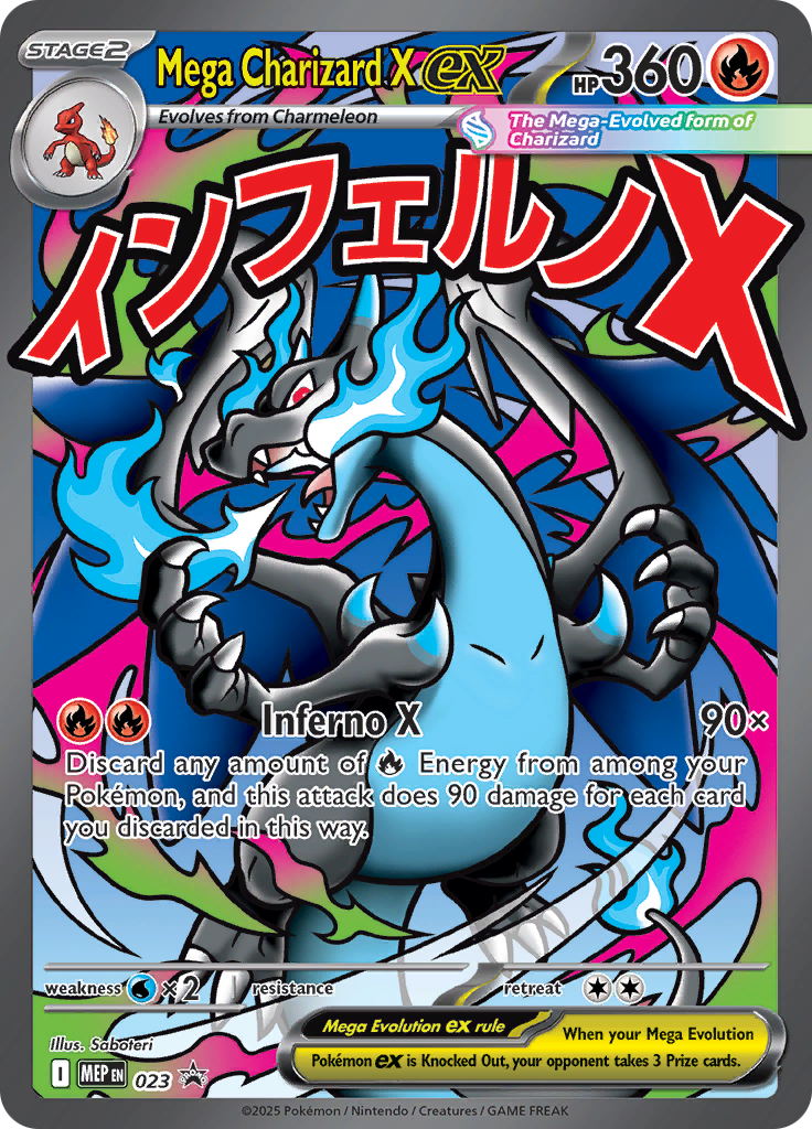 Mega Charizard X ex (023)