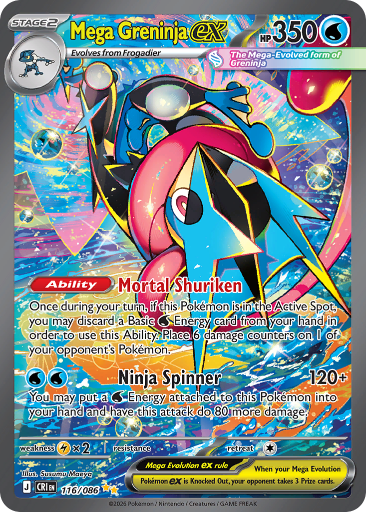 Mega Greninja ex (116/86)