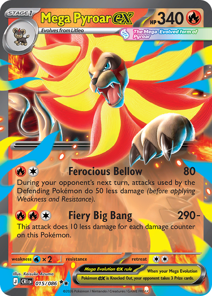 Mega Pyroar ex (015/86)