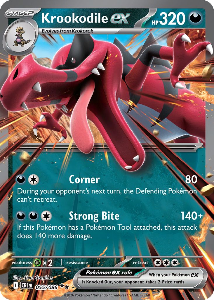 Krookodile ex (055/86)