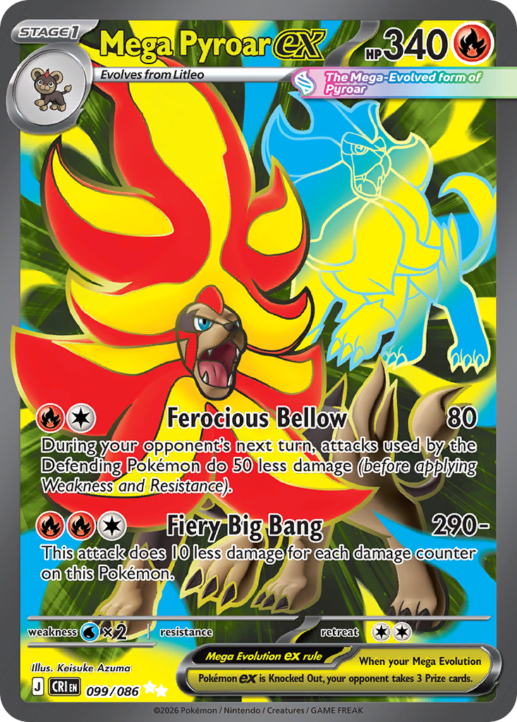 Mega Pyroar ex (099/86)