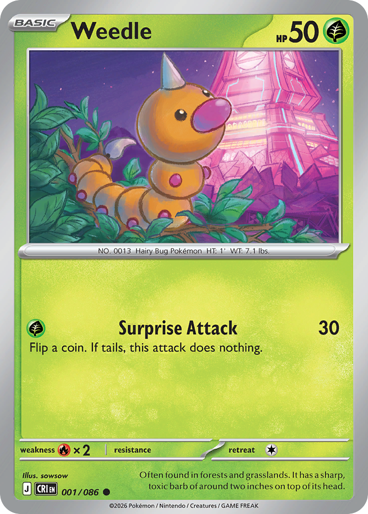 Weedle (001/86)