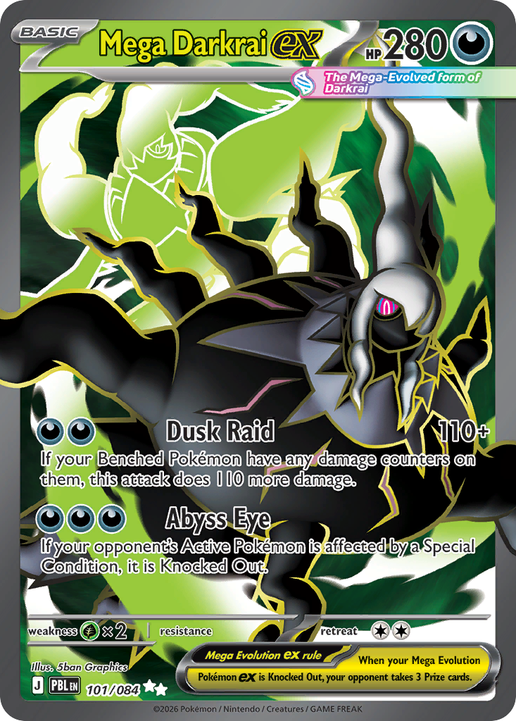 Mega Darkrai ex (101/84)