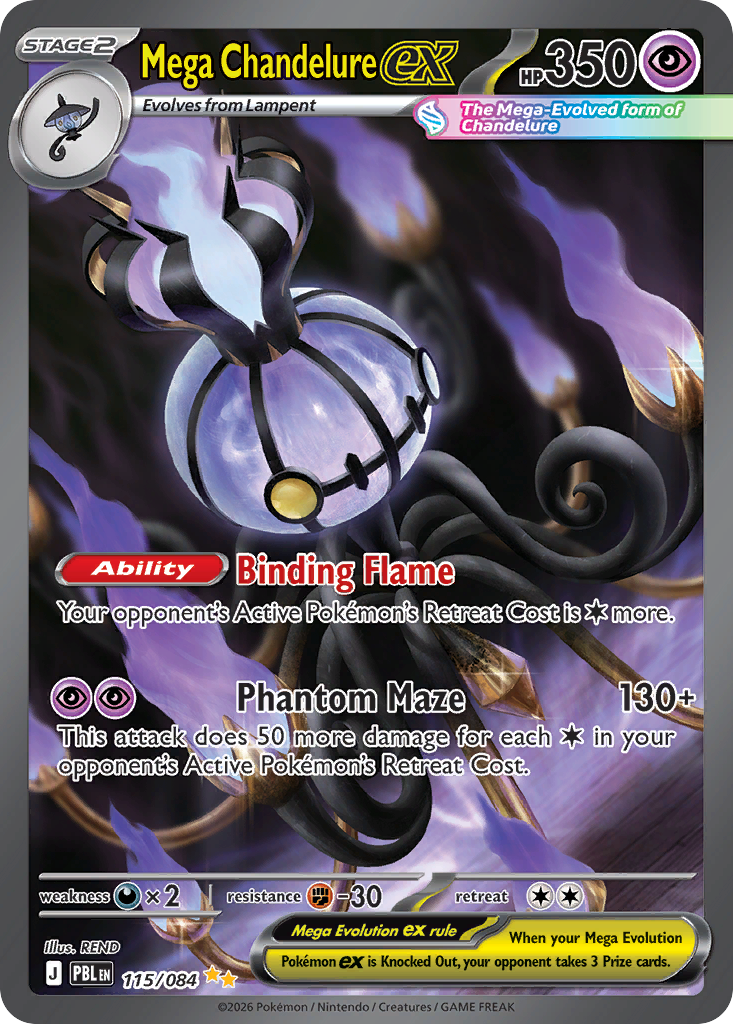 Mega Chandelure ex (115/84)