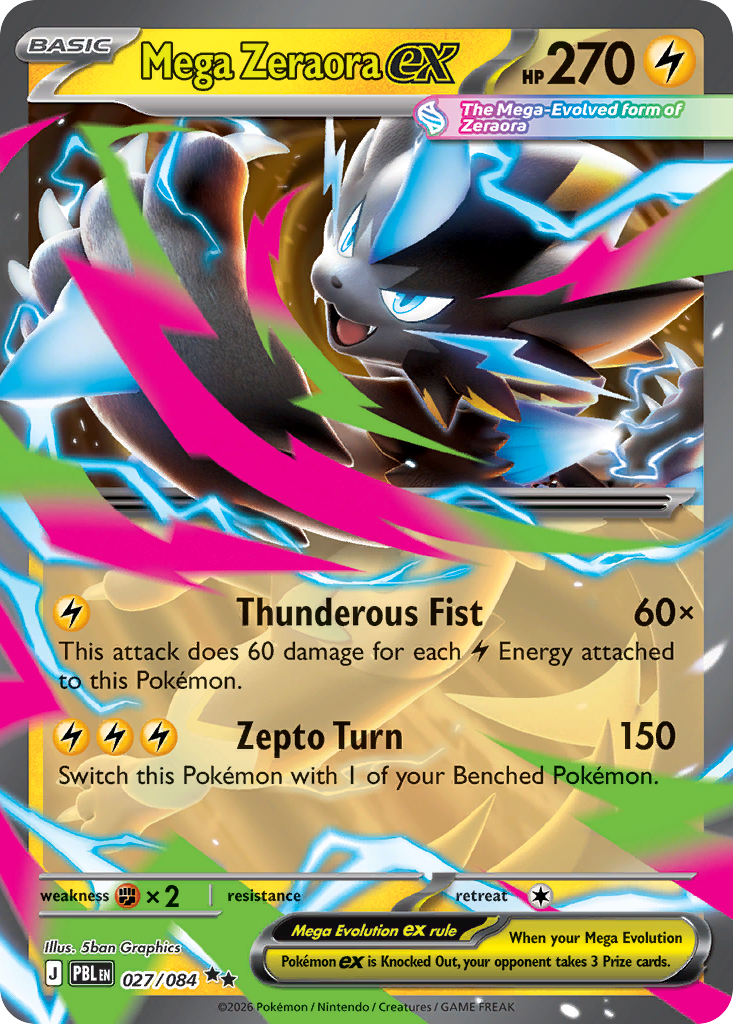 Mega Zeraora ex (027/84)