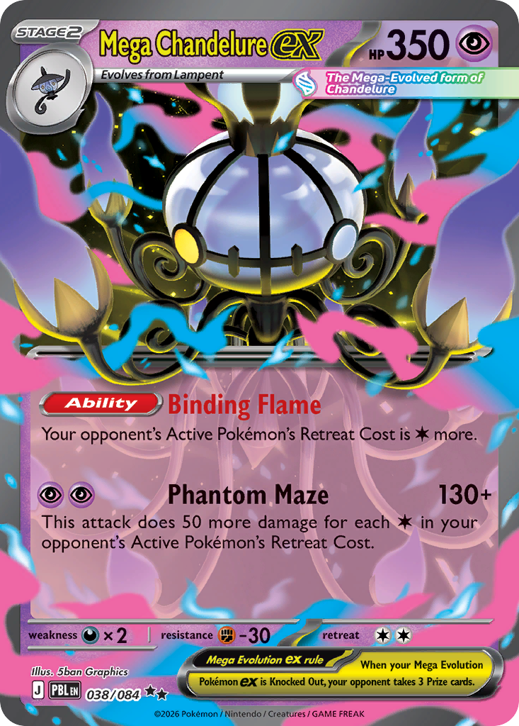 Mega Chandelure ex (038/84)