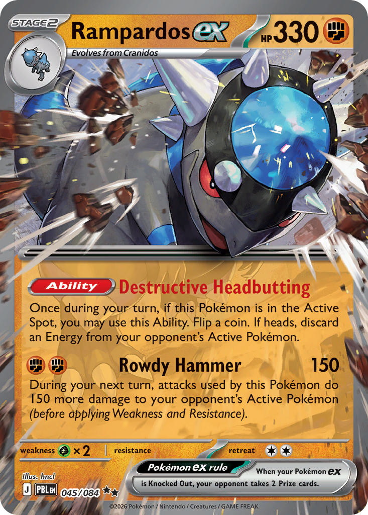 Rampardos ex (045/84)