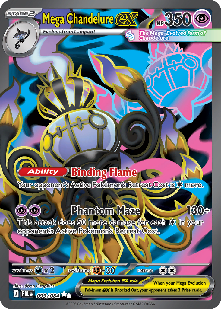Mega Chandelure ex (099/84)