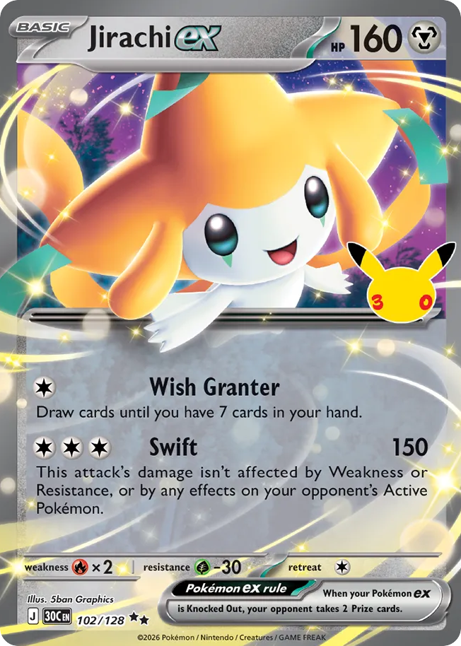 Jirachi ex (102/128)