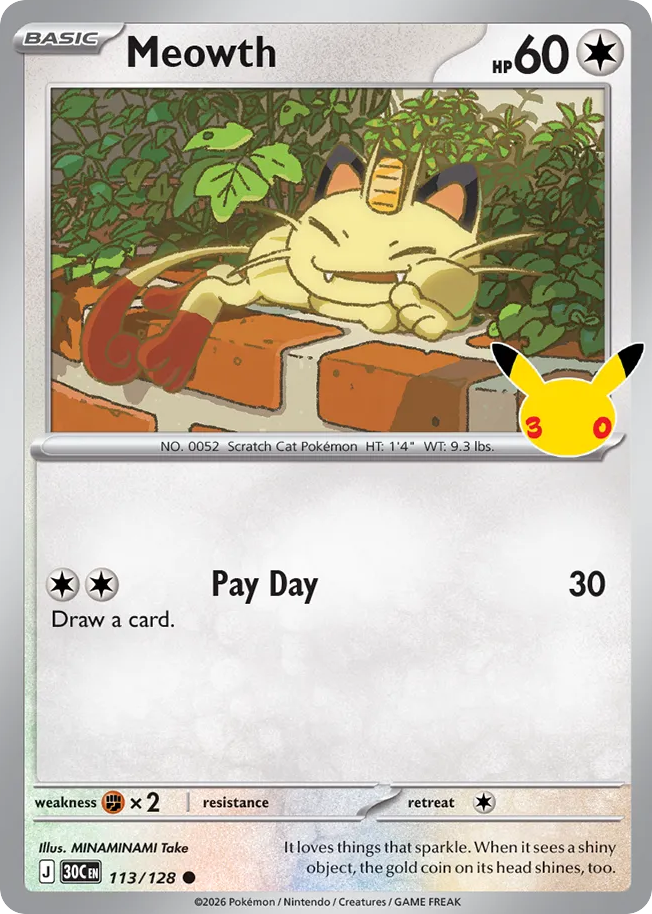 Meowth (113/128)
