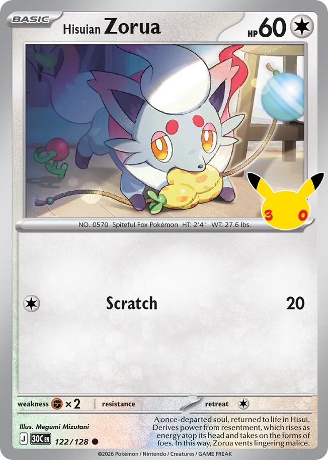 Hisuian Zorua (122/128)