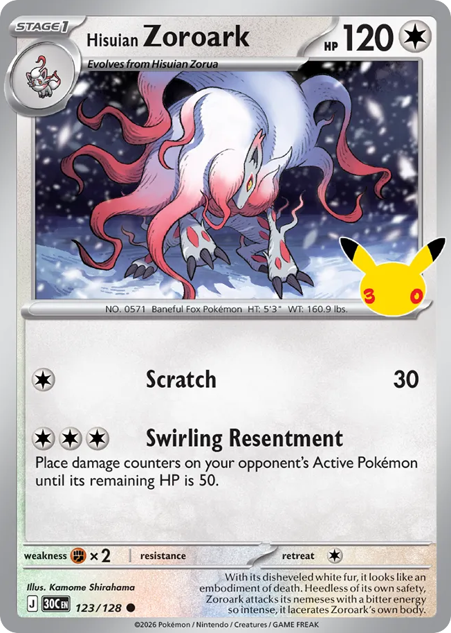 Hisuian Zoroark (123/128)