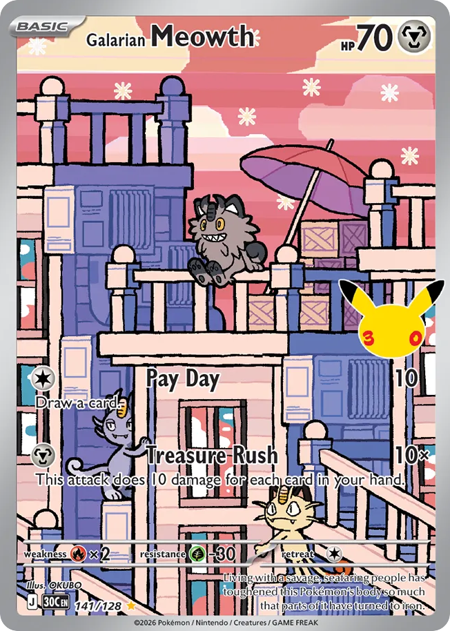 Galarian Meowth (141/128)