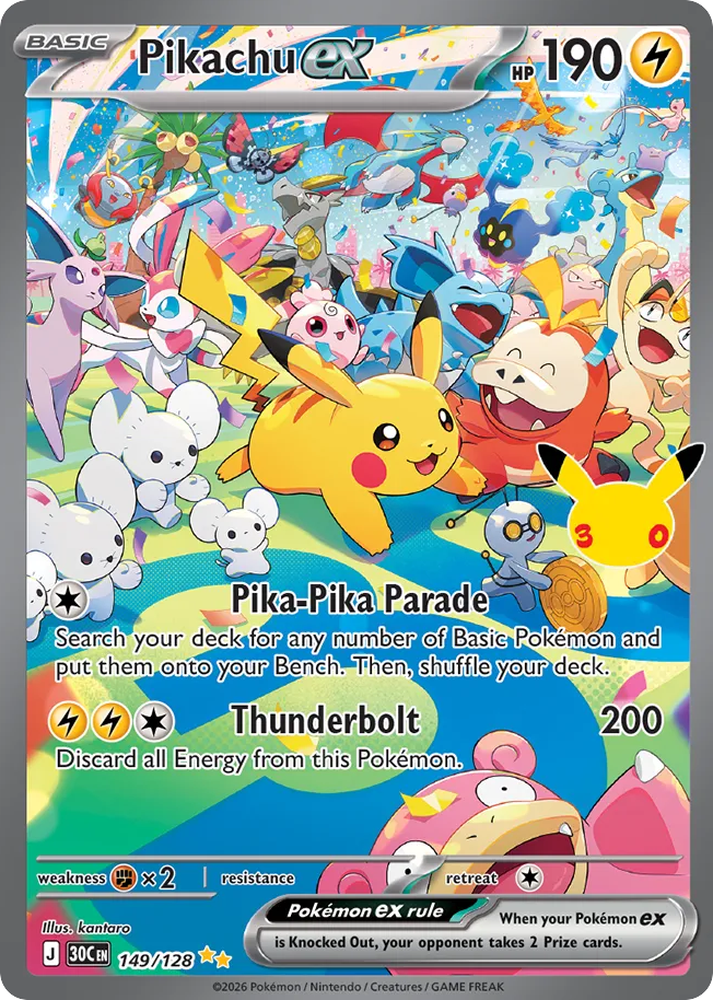 Pikachu ex (149/128)