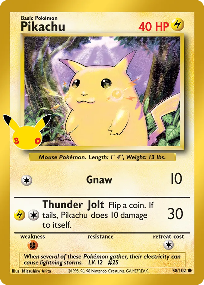 Pikachu (058/30)