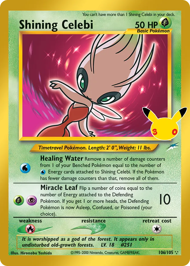 Shining Celebi (106/30)