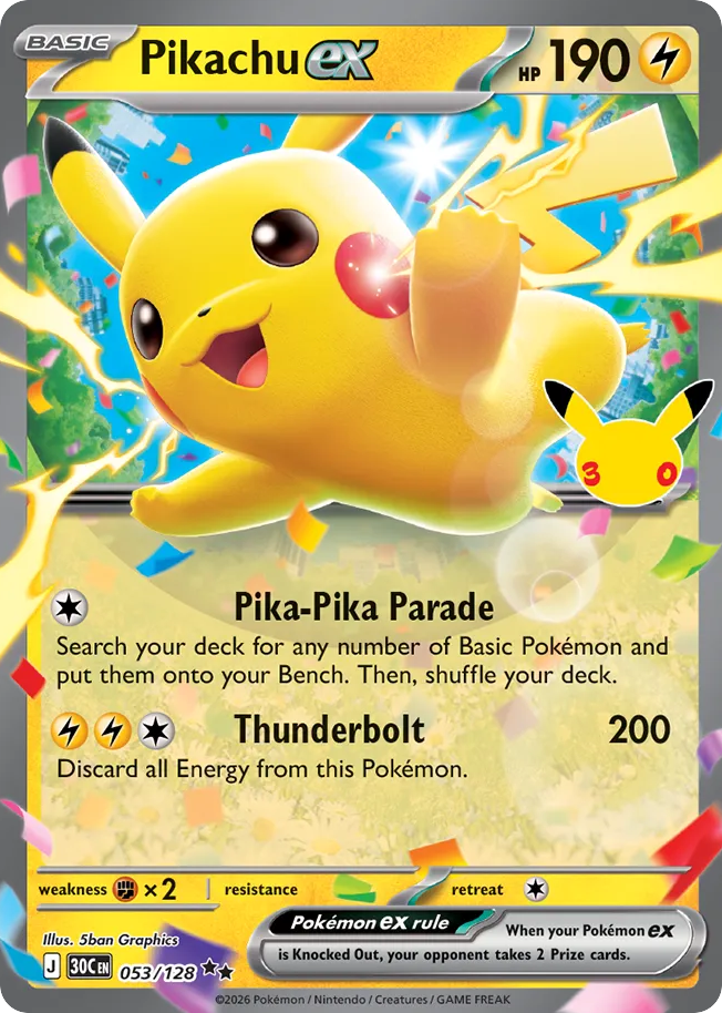 Pikachu ex (053/128)