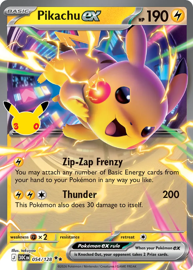 Pikachu ex (054/128)