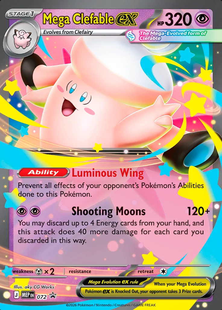 Mega Clefable ex (072)