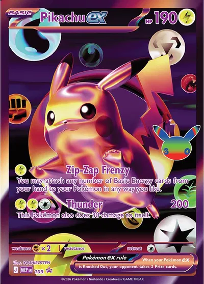 Pikachu ex (109)
