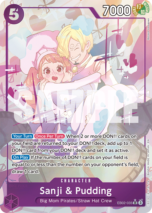 Sanji & Pudding (EB02-035) (Alternate Art)