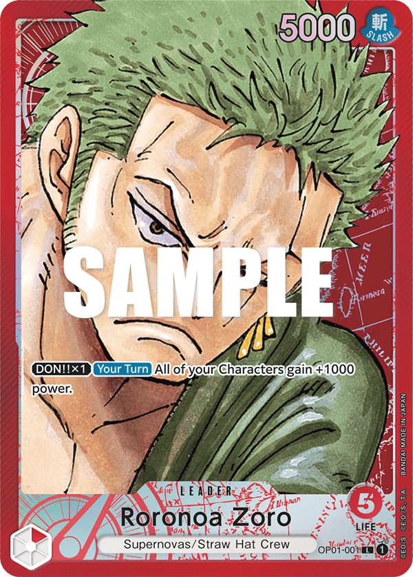 Roronoa Zoro (OP01-001) (Parallel)